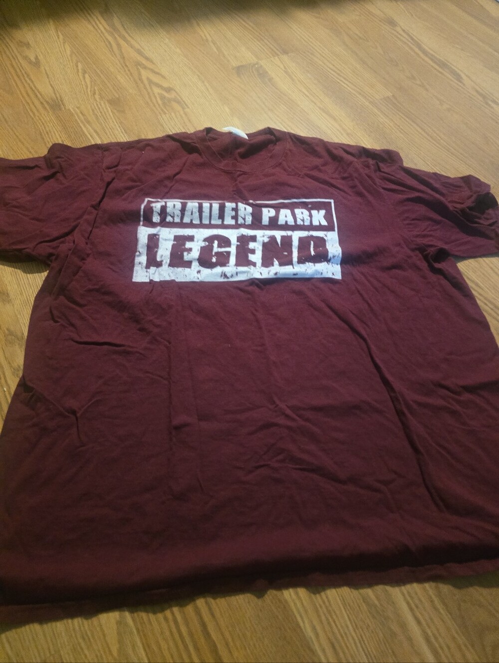 Port and Company Maroon 'Trailer Park Legend' Graphic Tee